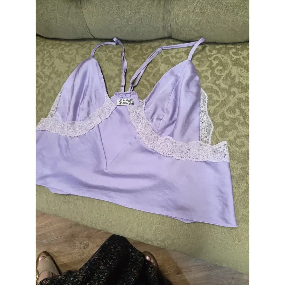 Free People Intimately Free People Silk Lace Top Medium